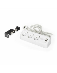 Razdelilnik 3 vtičnice 220V, 1.5m, 2xUSB-A, 1xUSB-C, Digitus DA-70626