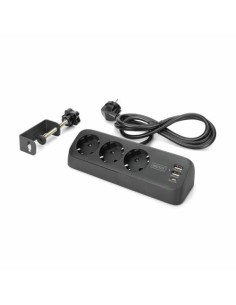 Razdelilnik 3 vtičnice 220V, 1.5m, 2xUSB-A, 1xUSB-C, Digitus DA-70625