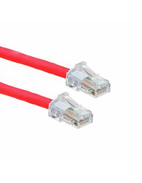 Priključni kabel UTP C6 RJ45 1.5m, rdeč, Leviton P24 (C6CPCU015-1CCBB-P24)