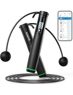 Preskakovalna vrvica z nasadkom Renpho Smart Jump Rope (PEU-Q008-BK)