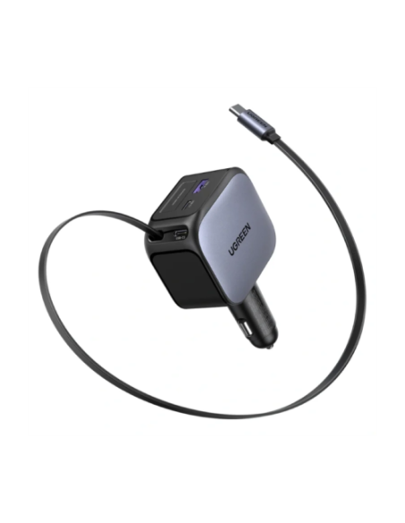 USB polnilec za avto Ugreen 145W USB-C (55910B)