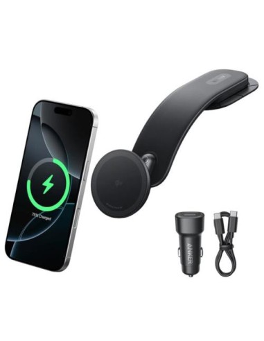 USB polnilec za avto Anker Nano MagGo (B2216H11), brezžični, USB-C, 15W