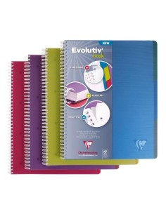 Blok spiralni Clairefontaine Evolutiv Book, A5+, črte