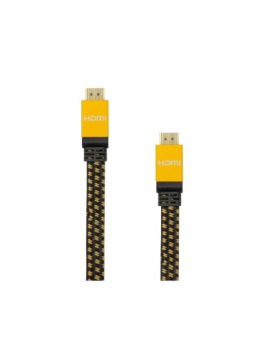 Kabel HDMI 1.5m flat HQ 4K črno/zlat SBOX