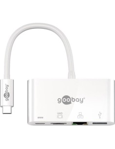 Priklopna postaja Goobay (62105), USB-C na USB/USB-C/HDMI/LAN
