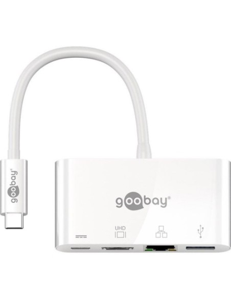 Priklopna postaja Goobay (62105), USB-C na USB/USB-C/HDMI/LAN