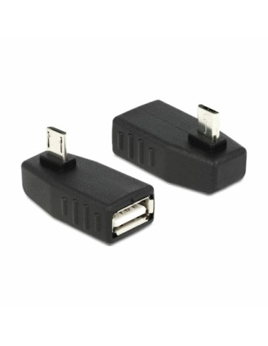 Adapter USC-A/Ž na USB Micro-B/M kotni, Delock 65474