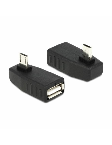 Adapter USC-A/Ž na USB Micro-B/M kotni, Delock 65474