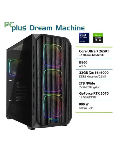 PC PCplus Dream Machine (148669) Ultra 7 265KF 32GB 2TB NVMe SSD RTX 5070 12GB