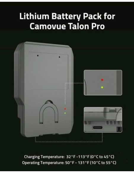 Baterija Reolink CAMOVUE BP-10 (BP1024), Lition polnilna baterija, 6000mAh