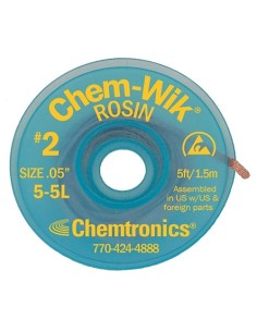 Ospajkalna pletenica Nedis ChemWik Desoldering Wick CHEM-WIK AA, 1,27 mm × 1,5 m