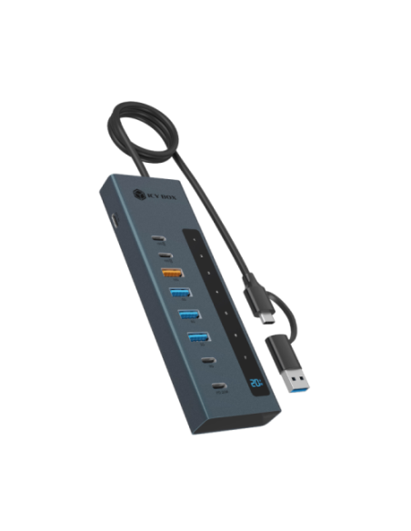 Hub USB-C/A IcyBox IB-HUB1743-CPD
