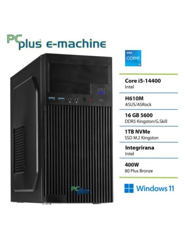 PC PCplus E-Machine (148174) i5-14400 16GB 1TB SSD W11H