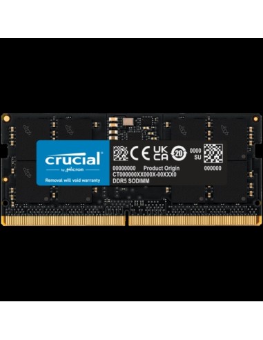 RAM SODIMM DDR5 32GB 5600MHz Crucial (CT32G56C46S5T)