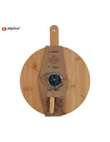 Deska + rezalnik za pizzo Alpina Pizza Board