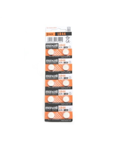Baterija Maxell 1.5V LR44/A76, 10kos
