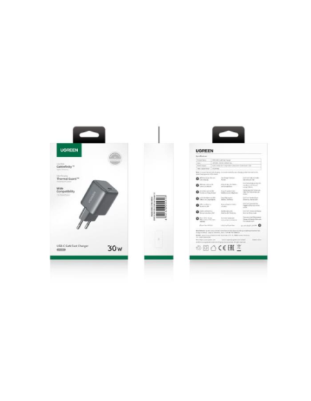 USB polnilec Ugreen (65007), 30W USB-C GaN