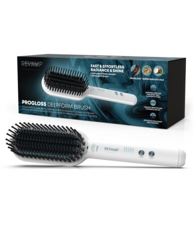 Oblikovalec las Revamp Progloss Deepform Ceramic Straightening Brush (BR-1850)
