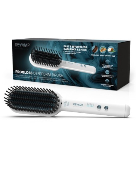 Oblikovalec las Revamp Progloss Deepform Ceramic Straightening Brush (BR-1850)