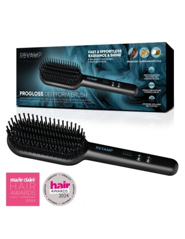 Oblikovalec las Revamp Progloss Deepform Ceramic Straightening Brush (BR-2000)
