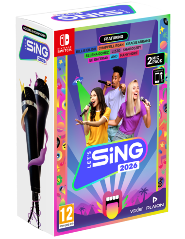 Let's Sing 2026 + 2 Mic Pack (Nintendo Switch)