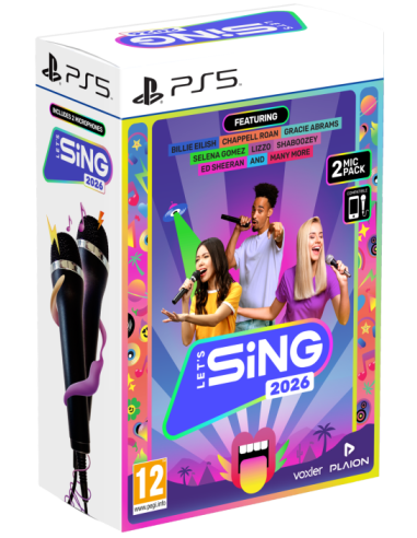 Let's Sing 2026 + 2 Mic Pack (Playstation 5)