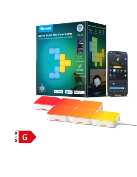 LED svetlobni paneli Govee Mini Panel Lights, 10-Pack