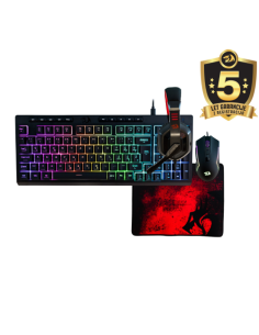 Tipkovnica + miška + slušalke + podloga Redragon Combo S149-BA