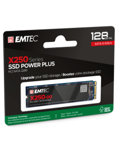 SSD Emtec X250 M2 SATA SSD Power Plus 128GB (ECSSD128GX250), M.2 2280 SATA 6Gb