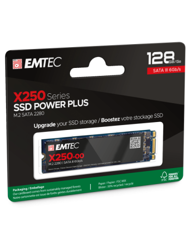 SSD Emtec X250 Power Plus 128GB (ECSSD128GX250)