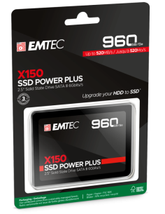 SSD Emtec X150 Power Plus 960GB (ECSSD960GX150), 2.5" SFF SATA 6Gb