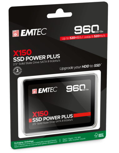 SSD Emtec X150 Power Plus 960GB (ECSSD960GX150)
