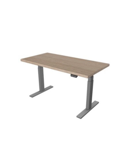 Okvir za mizo UVI Desk sivi okvir z namizno ploščo Sonoma