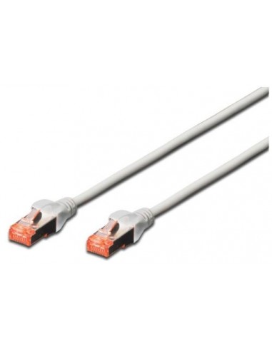 SFTP priključni kabel C6 RJ45 0,25m, siv