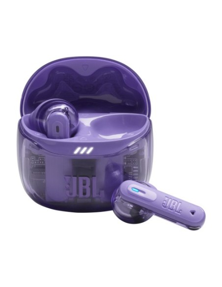 Slušalke JBL Tune Flex 2 Ghost Edition, vijolične