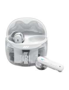 Slušalke JBL Tune Flex 2 Ghost Edition, bele