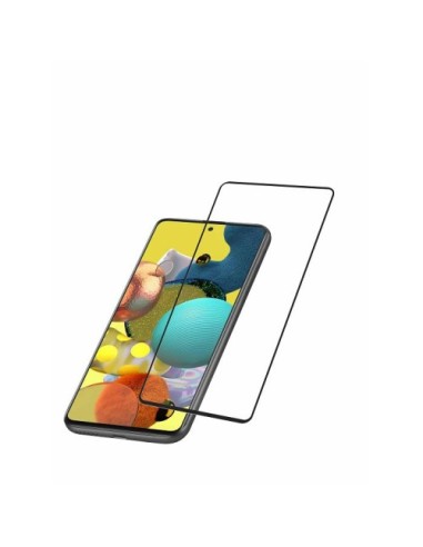 Zaščitno steklo za telefon CellularLine CAPSULE za Galaxy A52 4G / A52 5G / A52s / A53 5G, črno