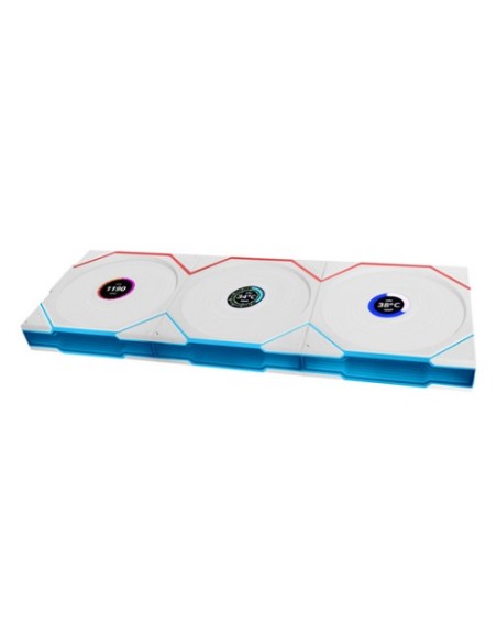 Ventilator Lian Li UNI FAN TL Wireless LCD 120 Reverse Blade ARGB (12RTLLCD1W3W) 3 pack