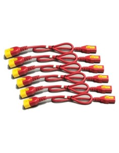 Kabel za napajanje APC IEC KIT 6 10A 0,6m rdeči (AP8702S-WWX340)