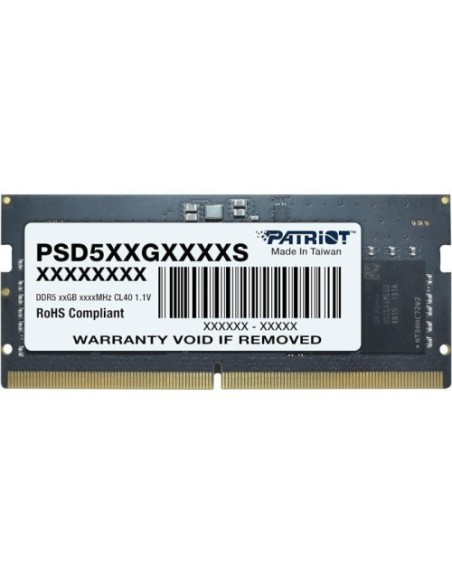 RAM SODIMM DDR5 8GB 5600MHz Patriot Signature Line (PSD58G560041S)
