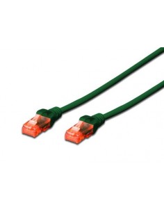 Priključni kabel UTP C6 RJ45 5m, zelen, Digitus