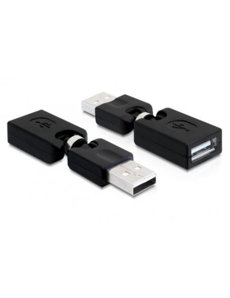 Adapter USB M/USB-A Ž, pregibni, Delock 65260