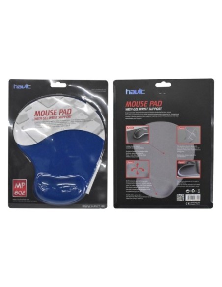 HAVIT GEL podloga za miško z naslonom za roko MP802 - Modra