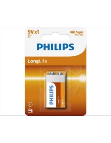 Baterija alkalna Philips 9V Longlife, 1kos