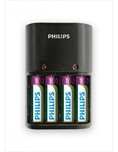 Polnilec baterij Philips SCB1490NB/12 + 2x AA