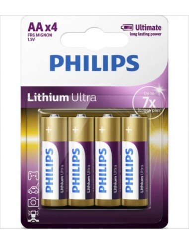 Baterija alkalna Philips 1,5V AA LR06 4x (FR6LB4A/10)
