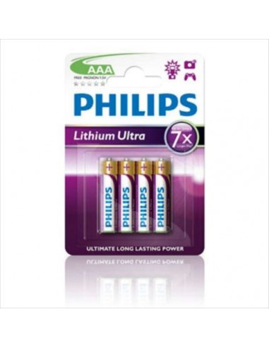 Baterija alkalna Philips 1,5V AAA LR03 4x (FR03LB4A/10)