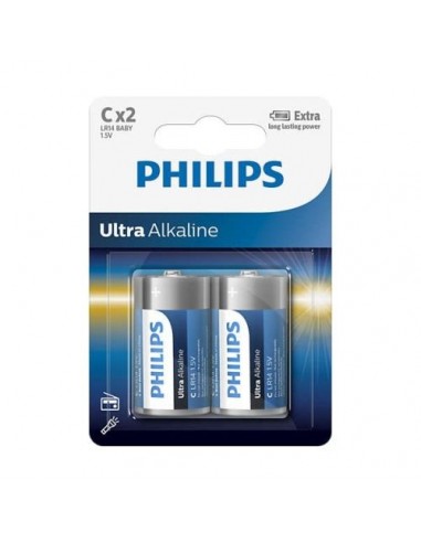 Baterija alkalna Philips 1,5V C LR14 2x (LR14E2B/10)