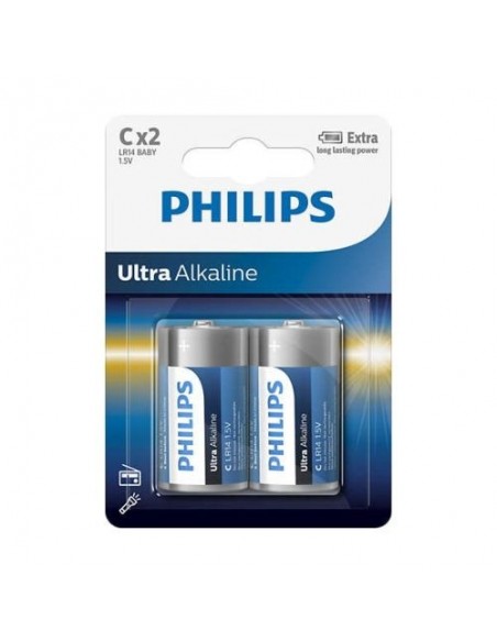 Baterija Philips 1.5V C LR14 2x (LR14E2B/10)
