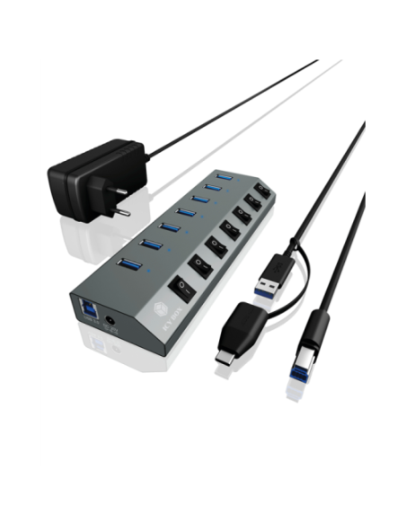 Hub USB 3.0 IcyBox IB-HUB1701-C3